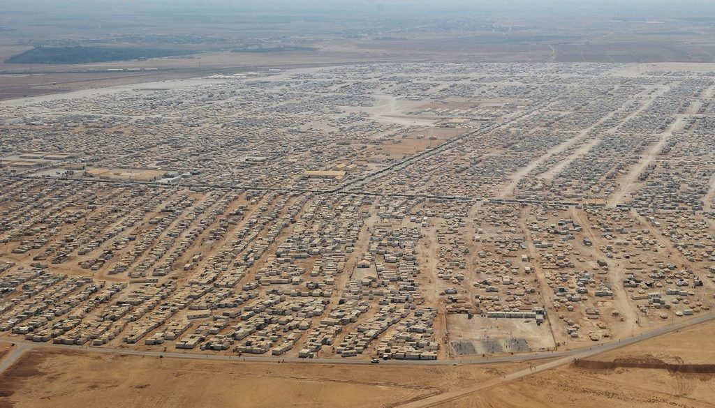 vluchtelingenkamp in Jordanië
